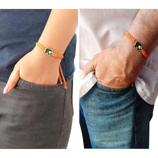 Orange_Elephant_Evil_Eye_Bracelet_Adjustable_Wristband_Handmade_Friendship_Brand_For_Girls,_Men,_Boys_And_Women_Gift