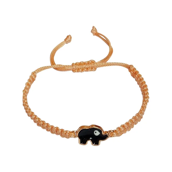 Golden_Brown_Elephant_Evil_Eye_Bracelet_Adjustable_Wristband_Handmade_Friendship_Brand_For_Girls,_Men,_Boys_And_Women_Gift
