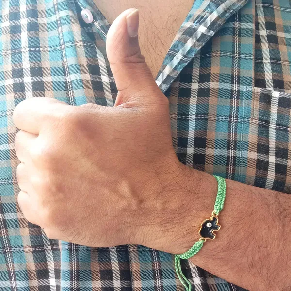 Turquoise_Green_Elephant_Evil_Eye_Bracelet_Adjustable_Handmade_Friendship_Brand_For_Girls,_Men,_Boys_And_Women_Gift