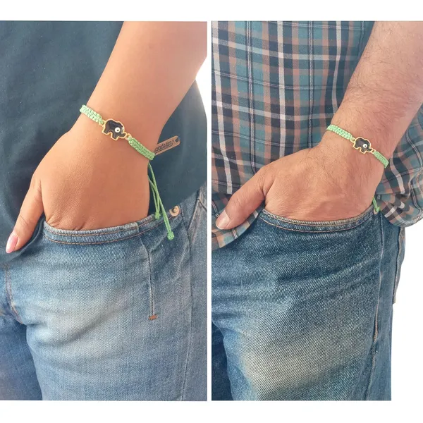 Turquoise_Green_Elephant_Evil_Eye_Bracelet_Adjustable_Handmade_Friendship_Brand_For_Girls,_Men,_Boys_And_Women_Gift
