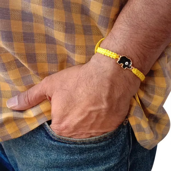 Yellow_Elephant_Evil_Eye_Bracelet_Adjustable_Wristband_Handmade_Friendship_Brand_For_Girls,_Men,_Boys_And_Women_Gift