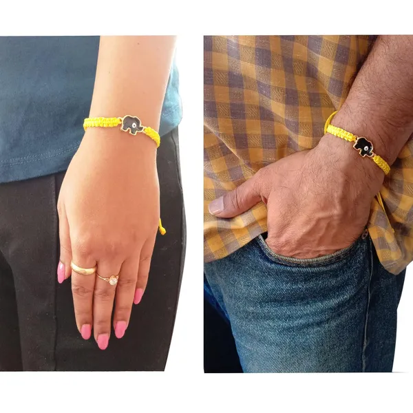 Yellow_Elephant_Evil_Eye_Bracelet_Adjustable_Wristband_Handmade_Friendship_Brand_For_Girls,_Men,_Boys_And_Women_Gift