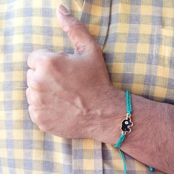 Turquoise_Green_Elephant_Evil_Eye_Bracelet_Adjustable_Wristband_Handmade_Friendship_Brand_For_Girls,_Men,_Boys_And_Women_Gift