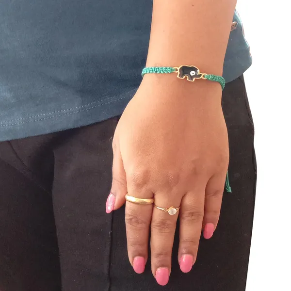 Turquoise_Green_Elephant_Evil_Eye_Bracelet_Adjustable_Wristband_Handmade_Friendship_Brand_For_Girls,_Men,_Boys_And_Women_Gift