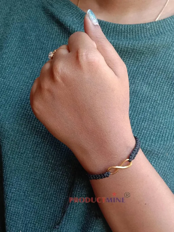 Black_Infinity_Charm_Thread_Bracelet_Adjustable_Bracelet_For_Girls,_Men,_Boys_And_Women_-_1_Pc