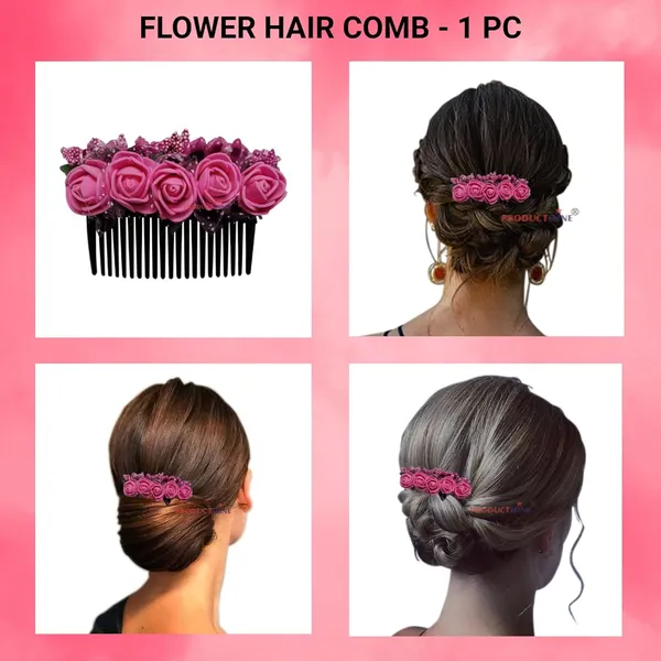 Pink_Floral_Hair_Comb_Flower_Hair_Comb_Artificial_Flower_Pin_Floral_For_Women_And_Girls_Hair