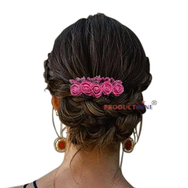 Pink_Floral_Hair_Comb_Flower_Hair_Comb_Artificial_Flower_Pin_Floral_For_Women_And_Girls_Hair