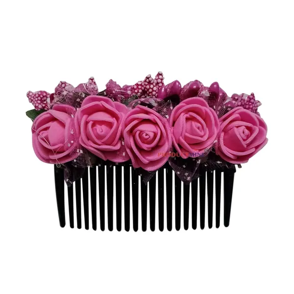 Pink_Floral_Hair_Comb_Flower_Hair_Comb_Artificial_Flower_Pin_Floral_For_Women_And_Girls_Hair