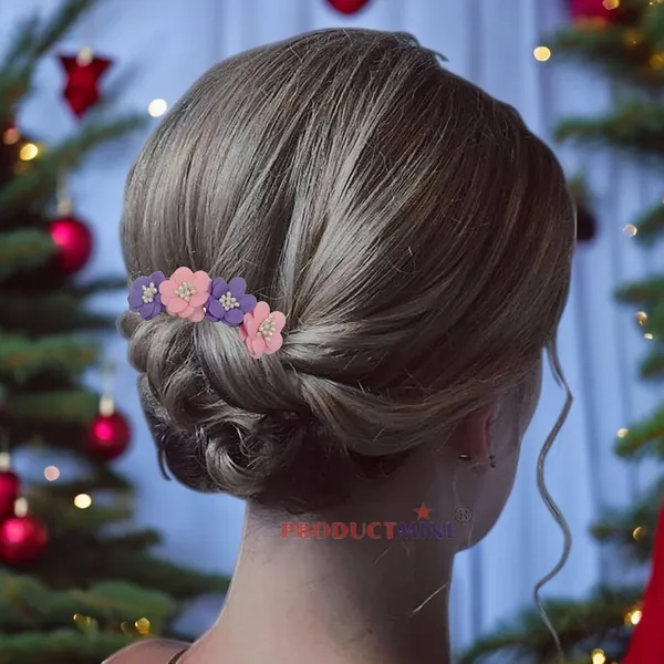 Pink_And_Purple_Floral_Hair_Comb_Pin_Floral_For_Women_And_Girls_Hair