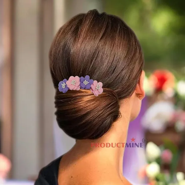 Pink_And_Purple_Floral_Hair_Comb_Pin_Floral_For_Women_And_Girls_Hair