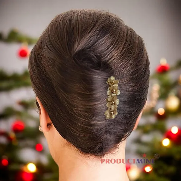 Golden_Floral_Hair_Comb_Pin_Floral_For_Women_And_Girls_Hair