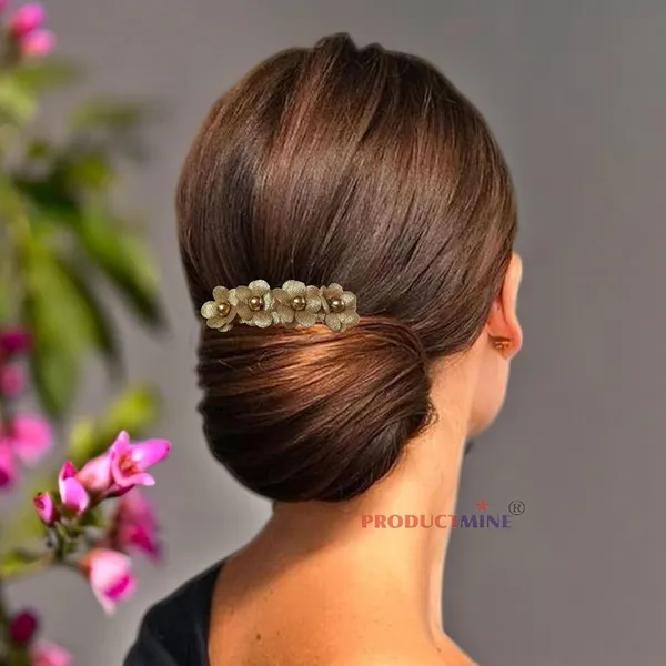 Golden_Floral_Hair_Comb_Pin_Floral_For_Women_And_Girls_Hair