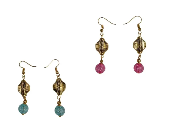 Pink_And_Light_Blue_Dangler_Earrings_For_Women_&_Girls_Modern_Earring_For_Smart_Casual_Wear-_1_Pair