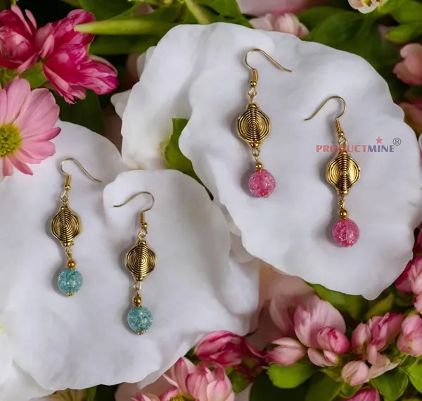 Pink_And_Light_Blue_Dangler_Earrings_For_Women_&_Girls_Modern_Earring_For_Smart_Casual_Wear-_1_Pair