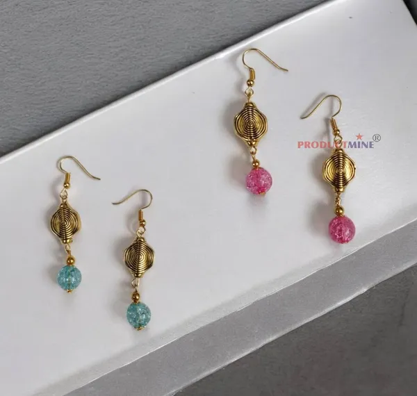 Pink_And_Light_Blue_Dangler_Earrings_For_Women_&_Girls_Modern_Earring_For_Smart_Casual_Wear-_1_Pair
