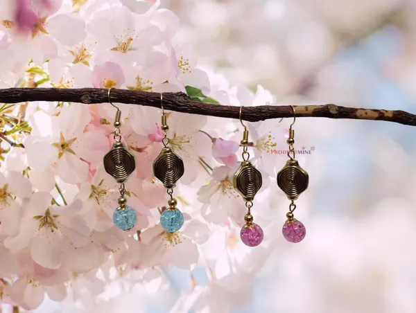 Pink_And_Light_Blue_Dangler_Earrings_For_Women_&_Girls_Modern_Earring_For_Smart_Casual_Wear-_1_Pair