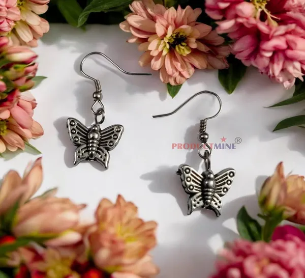 Multicolor_Butterfly_Dangler_Earrings_For_Women_&_Girls_Modern_For_Smart_Casual_Wear_-_1_Pair