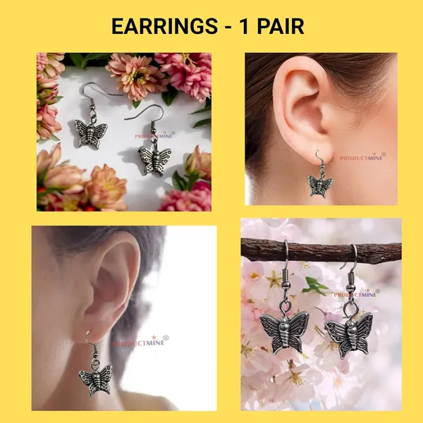 Multicolor_Butterfly_Dangler_Earrings_For_Women_&_Girls_Modern_For_Smart_Casual_Wear_-_1_Pair
