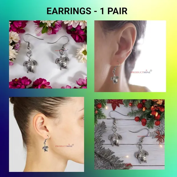 Turtle_Dangler_Earrings_For_Women_&_Girls_Modern_For_Smart_Casual_Wear_-_1_Pair