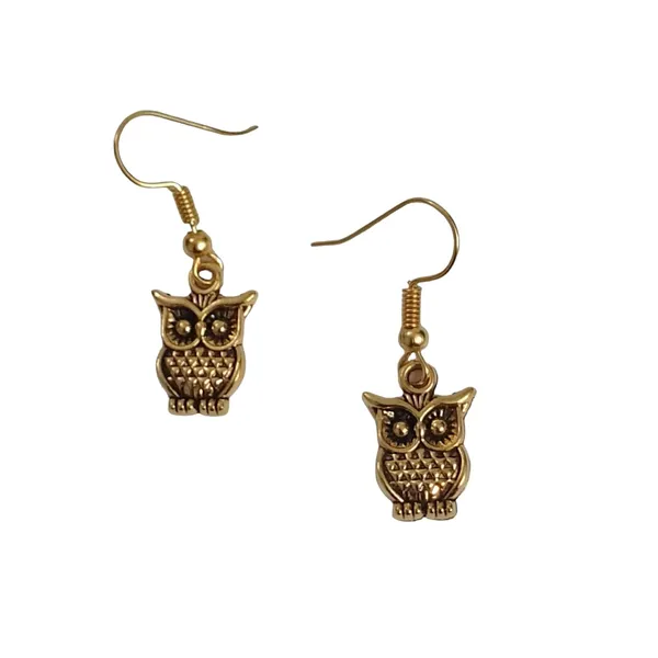 Golden_Owl_Dangler_Earrings_For_Women_&_Girls_Modern_Earring_For_Smart_Casual_Wear_-_1_Pair