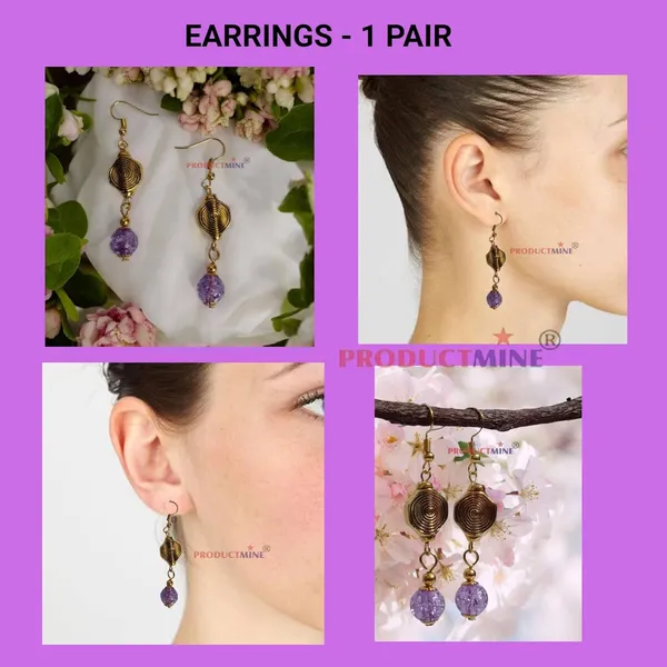 Purple_Dangler_Earrings_For_Women_&_Girls_Modern_Earring_For_Smart_Casual_Wear_-_Purple_-_1_Pair