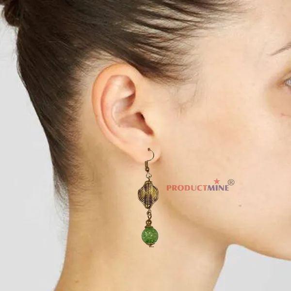 Green_Dangler_Earrings_For_Women_&_Girls_Modern_Smart_Casual_Wear-_1_Pair