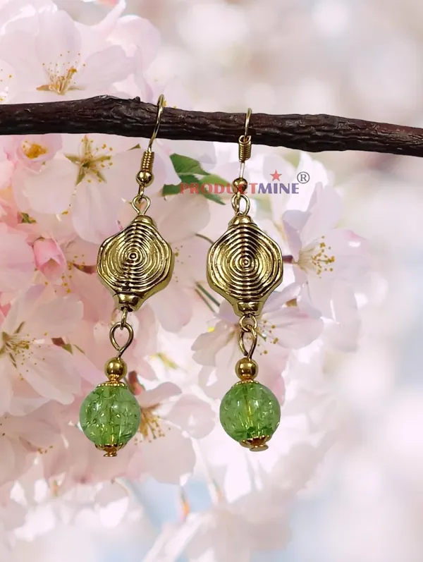 Green_Dangler_Earrings_For_Women_&_Girls_Modern_Smart_Casual_Wear-_1_Pair