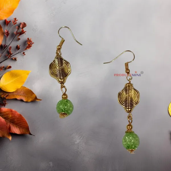 Green_Dangler_Earrings_For_Women_&_Girls_Modern_Smart_Casual_Wear-_1_Pair
