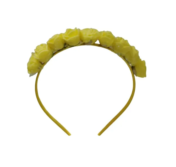 Yellow_Floral_Hairband_Flower_Accessories_Tiara_For_Women_Wedding