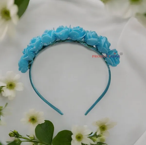 Sky_Blue_Hairband_Flower_Accessories_Tiara_For_Women_Wedding_-_1_Pc