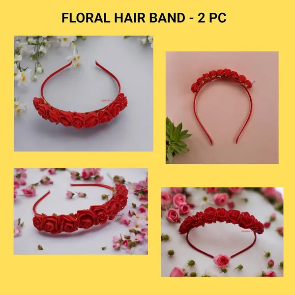 Set_Of_2_Pcs_-_Red_Floral_Hairband_Flower_Accessories_Tiara_For_Women_Wedding