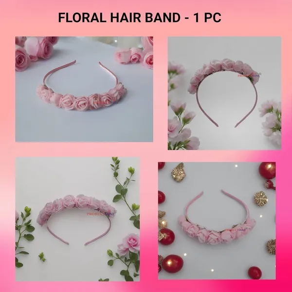 Pink_Floral_Hairband_Flower_Accessories_Tiara_For_Women_Wedding