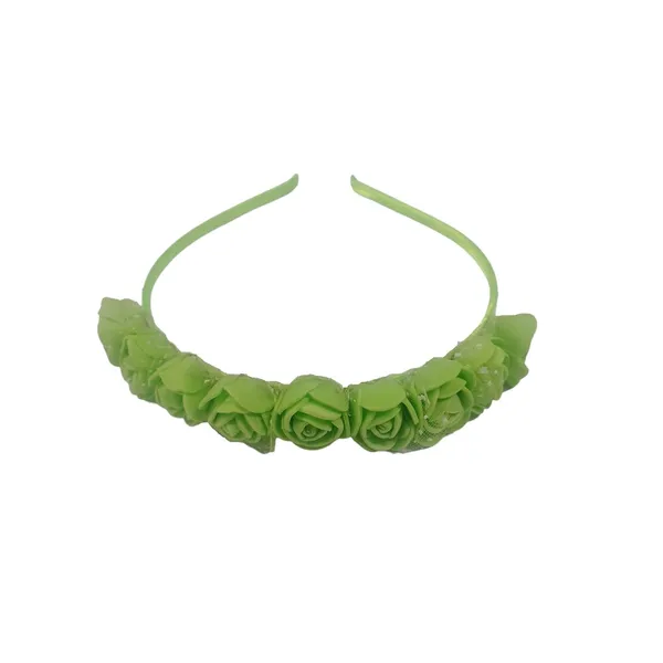 Green_Floral_Hairband_Flower_Accessories_Tiara_For_Women_Wedding
