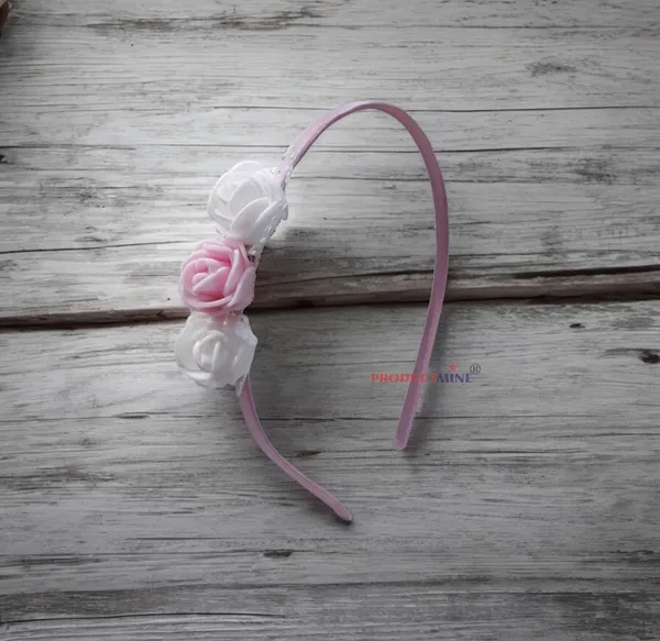 Pink_Floral_Hairband_Flower_Accessories_Tiara_For_Women_Wedding