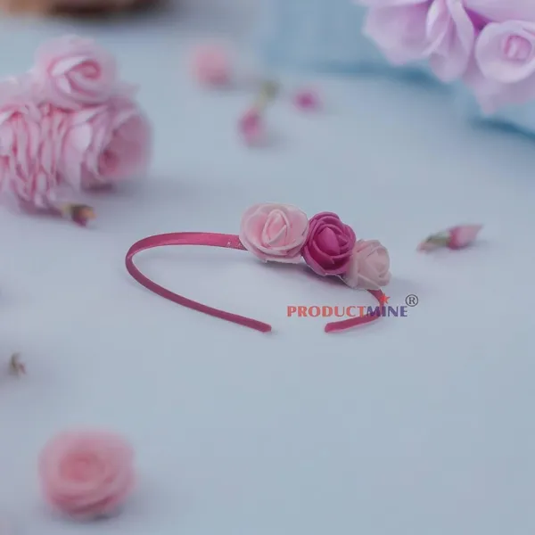 Pink_Floral_Hairband_Flower_Accessories_Tiara_For_Women_Wedding