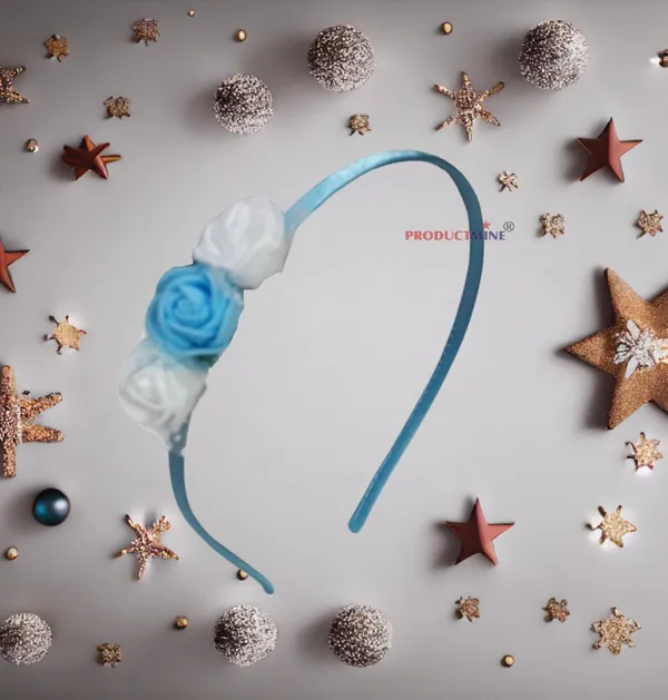 Sky_Blue_Floral_Hairband_Flower_Accessories_Tiara_For_Women_Wedding