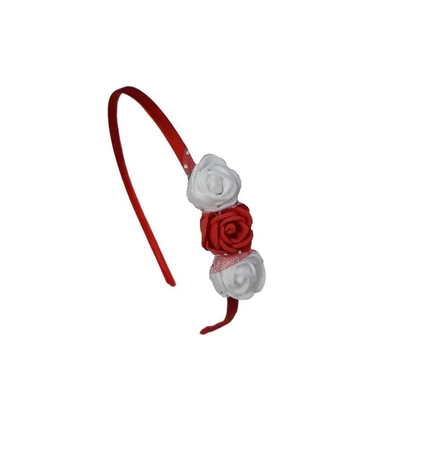 Red_Floral_Hairband_Flower_Accessories_Tiara_For_Women_Wedding