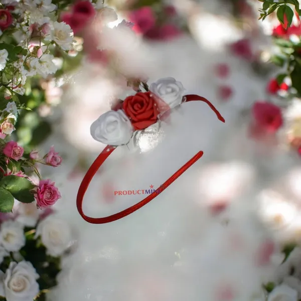 Red_Floral_Hairband_Flower_Accessories_Tiara_For_Women_Wedding