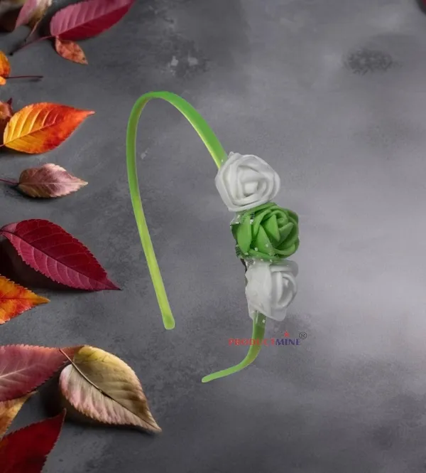 Neon_Green_Floral_Hairband_Flower_Accessories_Tiara_For_Women_Wedding
