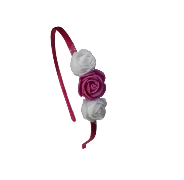 Pink_Floral_Hairband_Flower_Accessories_Tiara_For_Women_Wedding