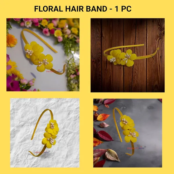 Yellow_Floral_Hairband_Flower_Hairband_Flower_Hair_Accessories_For_Women_&_Girls_Tiara_For_Women_Wedding