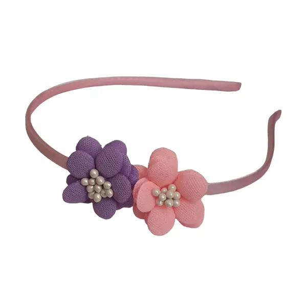 Pink_And_Purple_Floral_Hairband_Flower_Hair_Band_Accessories_Tiara_For_Women_Wedding_-_1_Pc