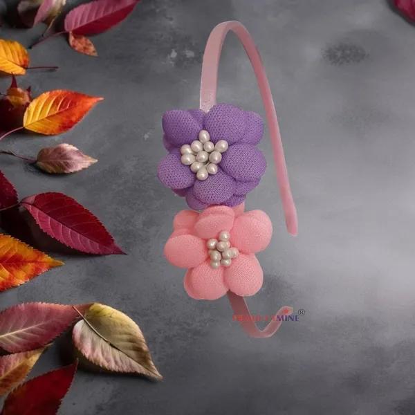 Pink_And_Purple_Floral_Hairband_Flower_Hair_Band_Accessories_Tiara_For_Women_Wedding_-_1_Pc