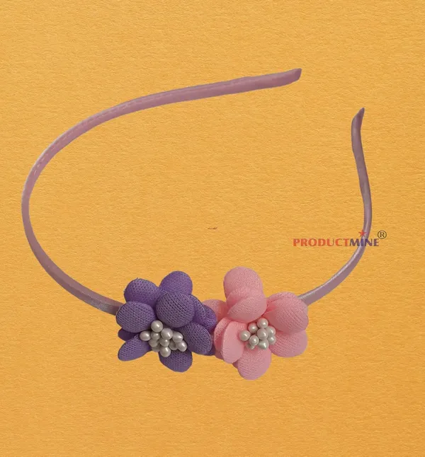 Pink_And_Purple_Floral_Hairband_Flower_Hair_Band_Accessories_Tiara_For_Women_Wedding_-_1_Pc