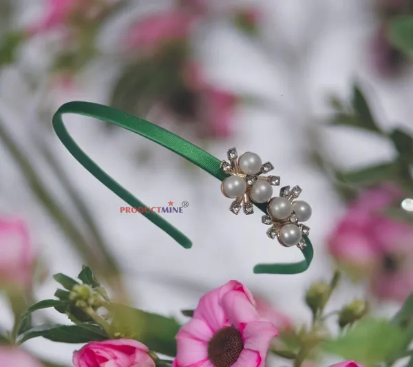 Green_Floral_Hairband_Flower_Accessories_Tiara_For_Women_Wedding_:_1_Pc