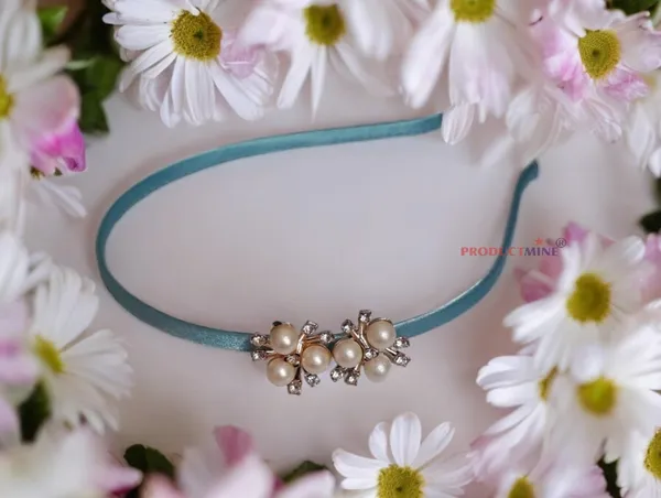 Green_Floral_Hairband_Flower_Accessories_Tiara_For_Women_Wedding_:_1_Pc