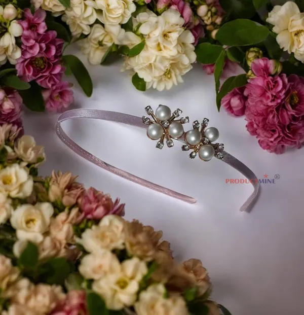 Pink_Floral_Hairband_Flower_Accessories_Tiara_For_Women_Wedding_:_1_Pc