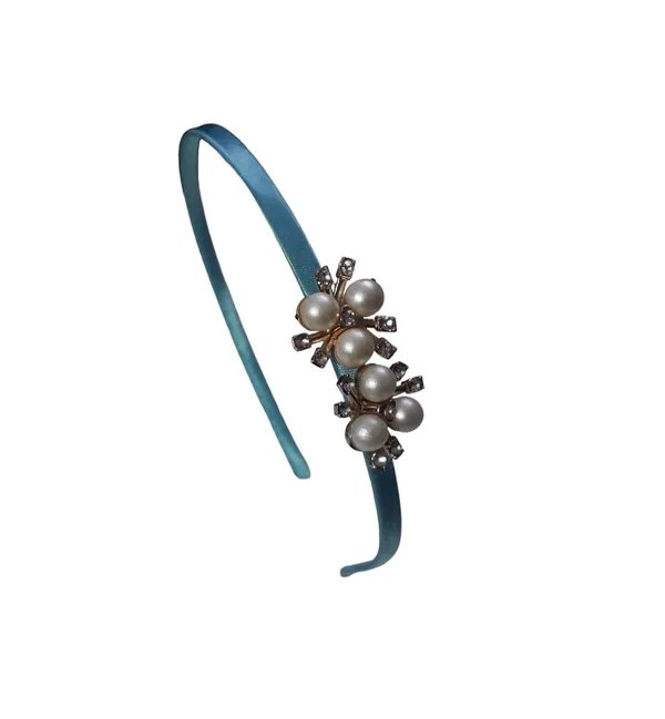 Sky_Blue_Floral_Hairband_Flower_Accessories_Tiara_For_Women_Wedding_-_1_Pc