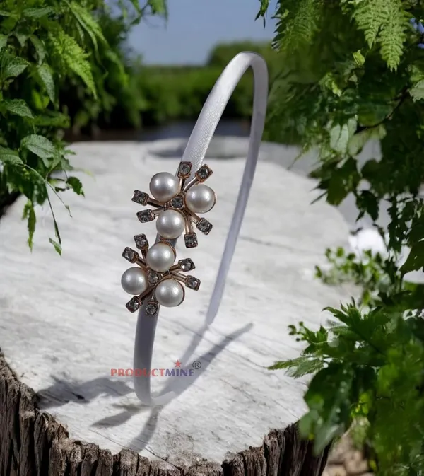 White_Floral_Hairband_Flower_Accessories_Tiara_For_Women_Wedding_-_1_Pc