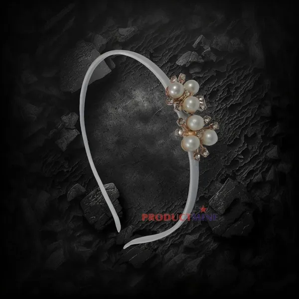 White_Floral_Hairband_Flower_Accessories_Tiara_For_Women_Wedding_-_1_Pc